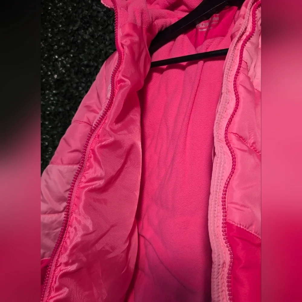 Kids Pink Hooded Jacket